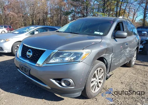 2015 Nissan Pathfinder S from USA, damaged, VIN 5N1AR2MM4FC712579